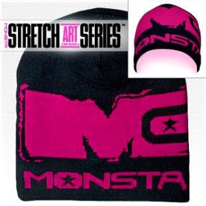 Beanie Monsta "Hot-Pink" SA black