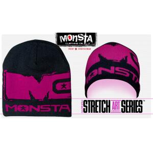 Beanie Monsta "Hot-Pink" SA black