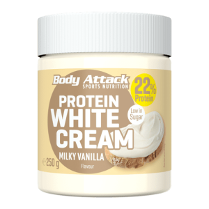 BODY ATTACK Protein White Cream Milky Vanilla 250g
