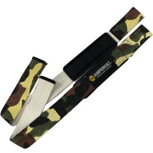 KÖRPERKULT Lifting Straps green camo
