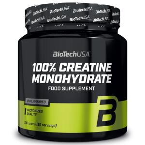 BioTechUSA 100% Micronized Creatine Monohydrate 300g Dose