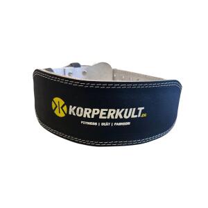 KÖRPERKULT Gewichthebergürtel schwarz/grau