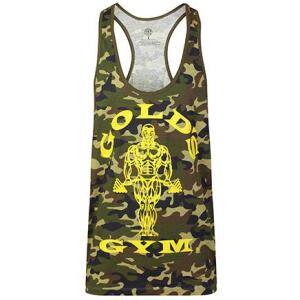 GOLDS GYM Stringer Tank Top Joe camo green