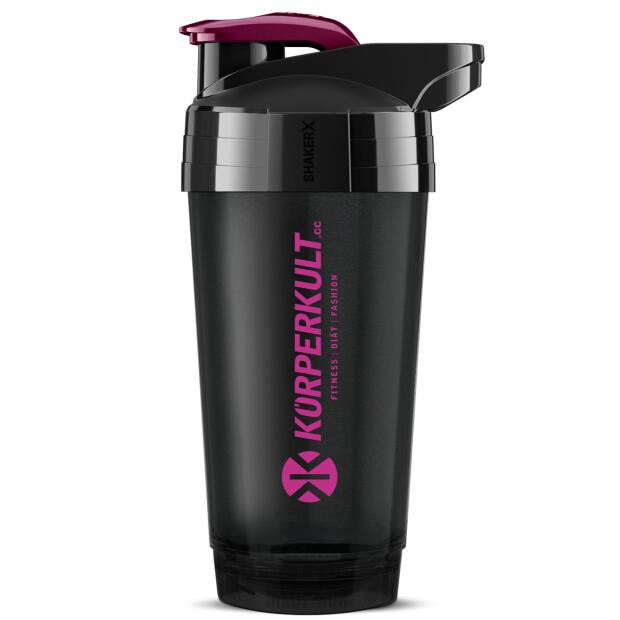 K&Ouml;RPERKULT Shaker Pro 700ml smoked transparent pink