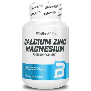BioTechUSA Calcium Zinc Magnesium 100 Tabs
