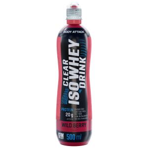BODY ATTACK Clear Iso Whey Drink 500ml Wildberry