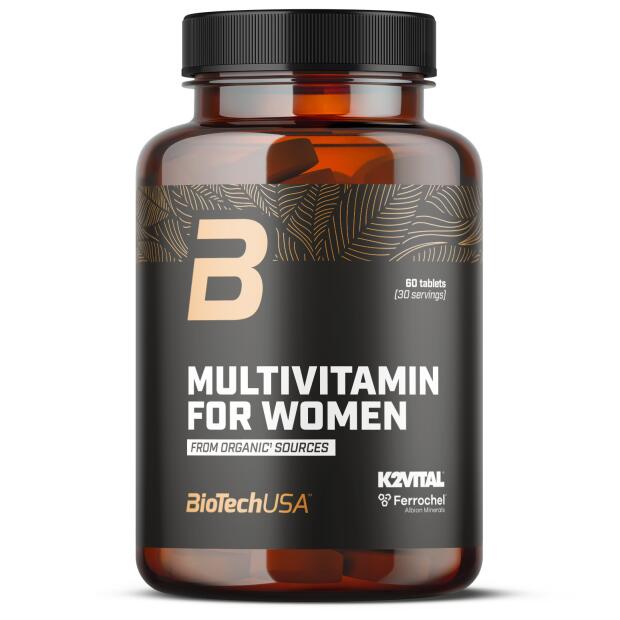 BioTechUSA Multivitamin for Women from Organic Sources 60