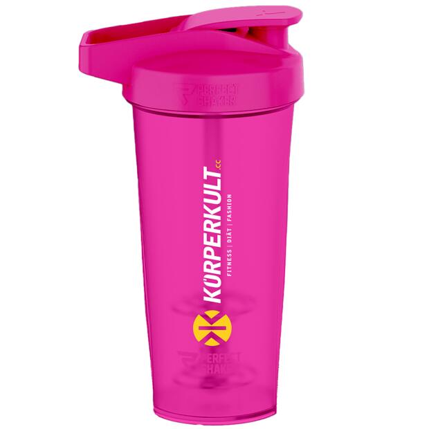 K&Ouml;RPERKULT Perfect Shaker 828ml Neon Pink transparent