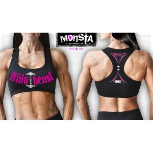 Sport Bra Monsta "Tain Like a Beast" black