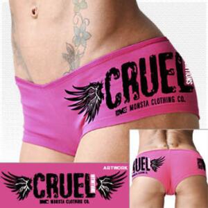 Booty Shortie Monsta "Cruel Intensions" pink
