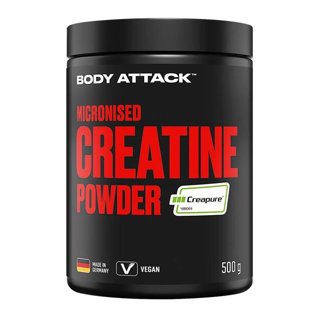 BODY ATTACK Micronised Creatine Powder (Creapure) 500g