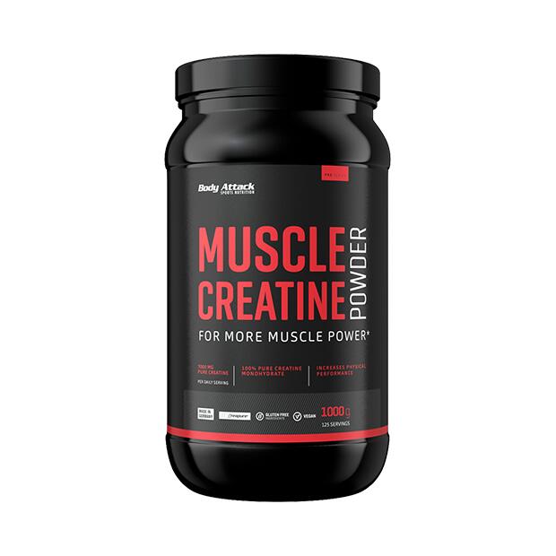 BODY ATTACK Micronised Creatine Powder (Creapure) 1000g