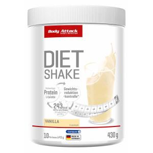 BODY ATTACK Di&auml;t Shake 430g Vanille