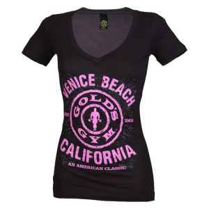 Shirt Deep V "Golds Gym"-"Venice...