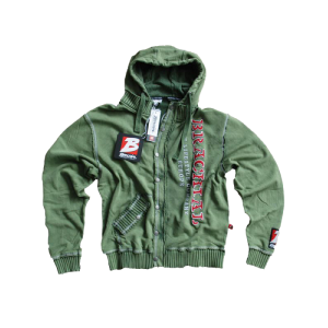 Zip Hoody "Solid" military green