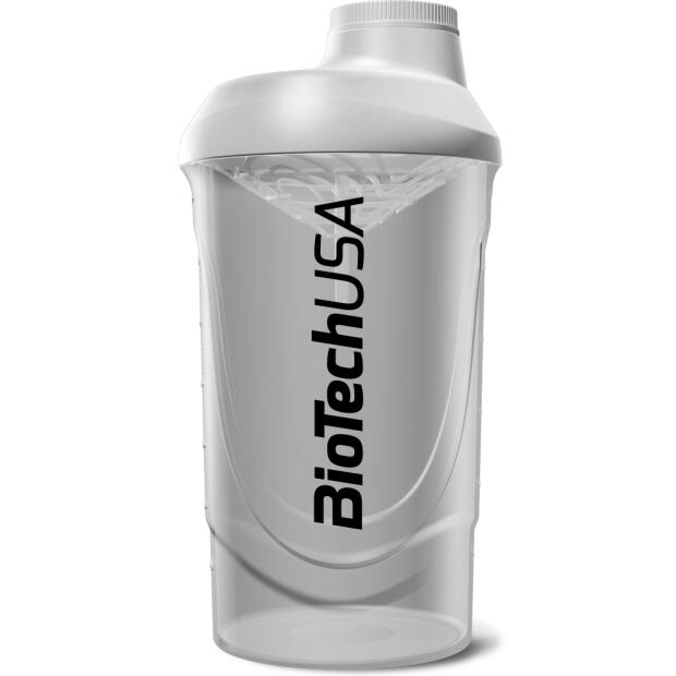 BioTechUSA Wave Shaker 600ml weiss transparent