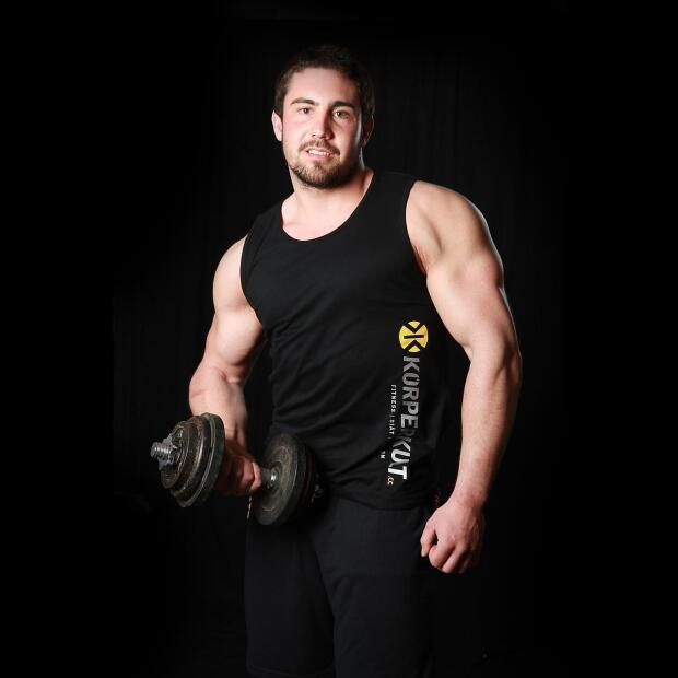 Tank Top "Körperkult-Dynamic-1" black
