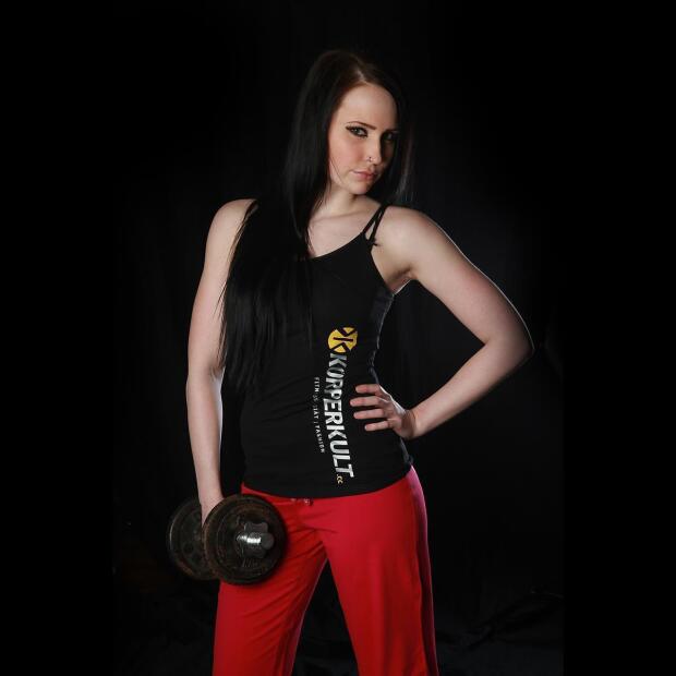 Träger-Top "Körperkult-Dynamic-1" black
