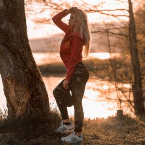KÖRPERKULT Zip Hoody Lady-Fit pink