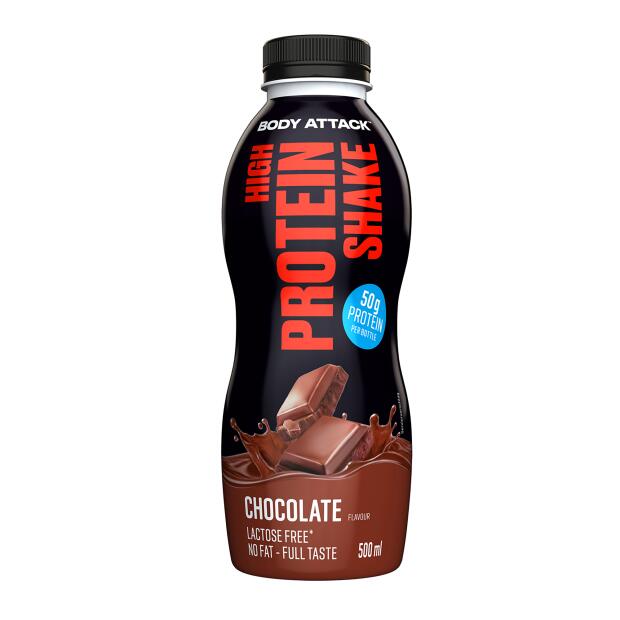 BODY ATTACK High Protein Shake 500ml Chocolate
