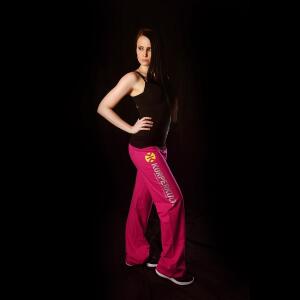 Lounge Pants "Körperkult" pink