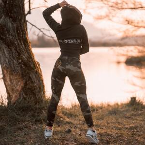 KÖRPERKULT Zip Hooy Lady-Fit black