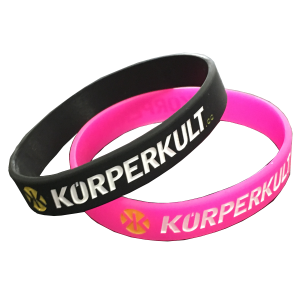 Bracelet "KÖRPERKULT" Silikonarmband