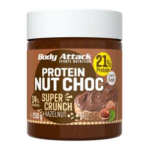 BODY ATTACK Protein Nut Choc Hazelnut Super Crunch 250g