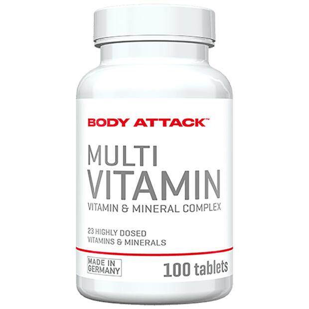 BODY ATTACK Multi Vitamin 100 Tabs