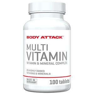 BODY ATTACK Multi Vitamin 100 Tabs