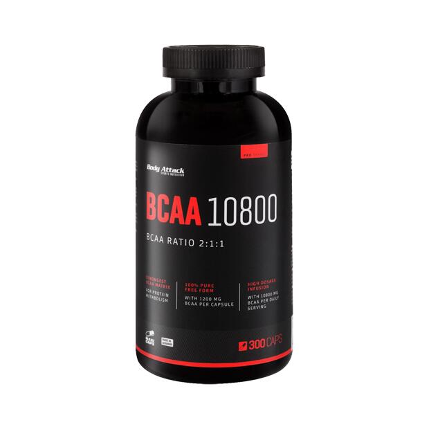 BODY ATTACK BCAA 10800 300 Caps
