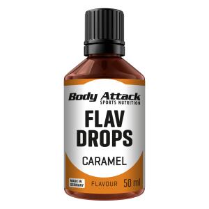 BODY ATTACK Flav Drops 50ml Karamel