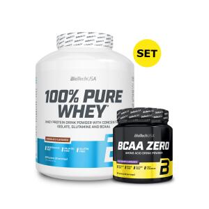 BioTechUSA 100% Pure Whey 2270g + BCAA Zero 360g
