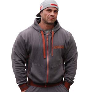 BRACHIAL Zip Hoodie "Spacy" anthrazit