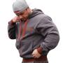 BRACHIAL Zip Hoodie "Spacy" anthrazit