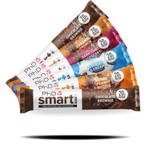 PhD Smart Bar 64g Dark Choc Raspberry
