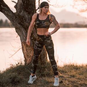 Sport Bra "Körperkult" camo