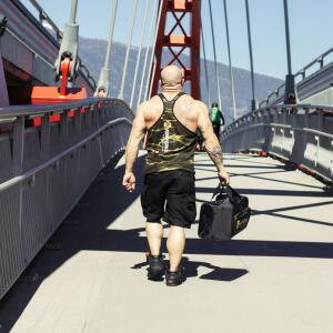 KÖRPERKULT Stringer Tank Top  camo