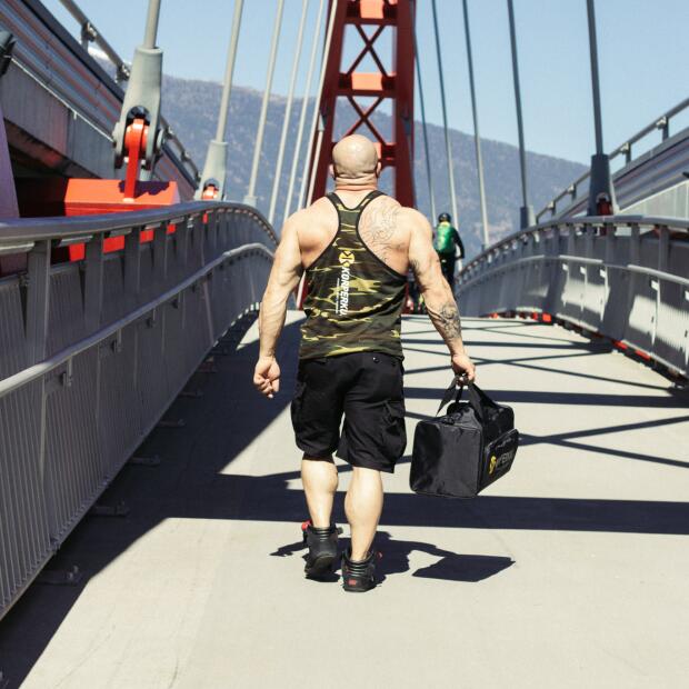 KÖRPERKULT Stringer Tank Top  camo L