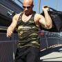 KÖRPERKULT Stringer Tank Top  camo L