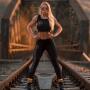 KÖRPERKULT Leggings "Ribbon" black