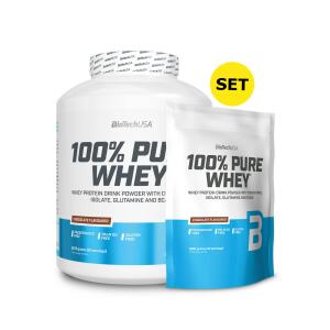 BioTechUSA 100% Pure Whey 2270g + 100% Pure Whey 1000g