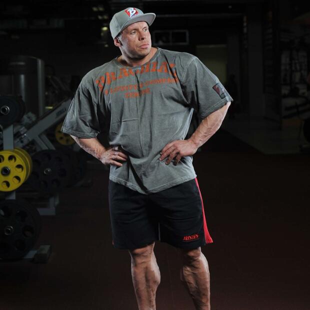 BRACHIAL T-Shirt "Back Flipt" grey