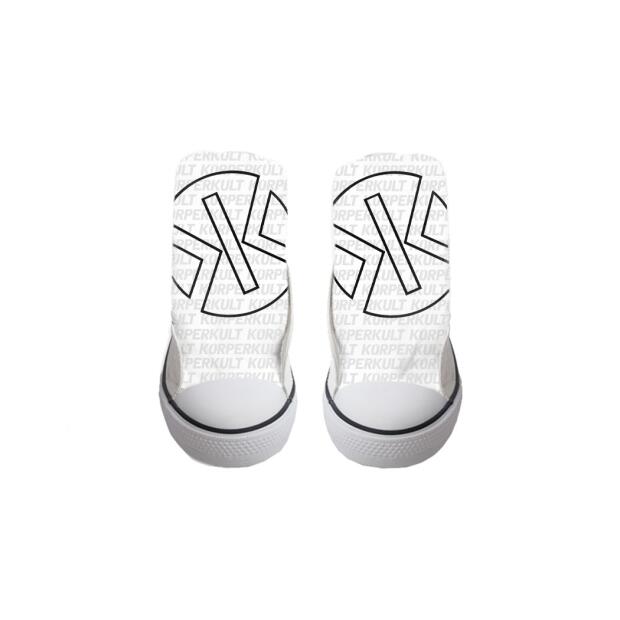KÖRPERKULT High Top Sneakers white/black